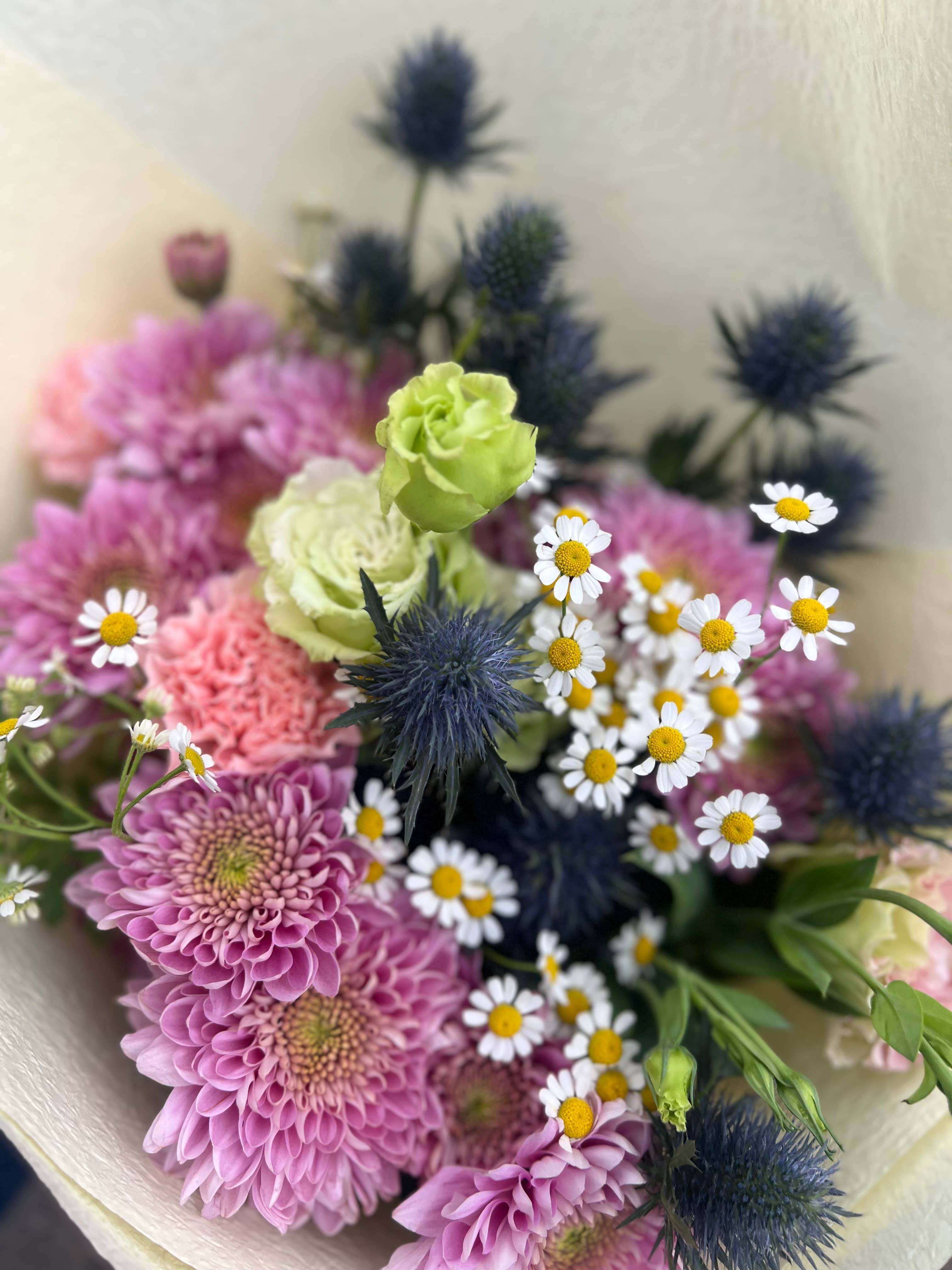 Floral arrangement curated by Flowers of Canterbury