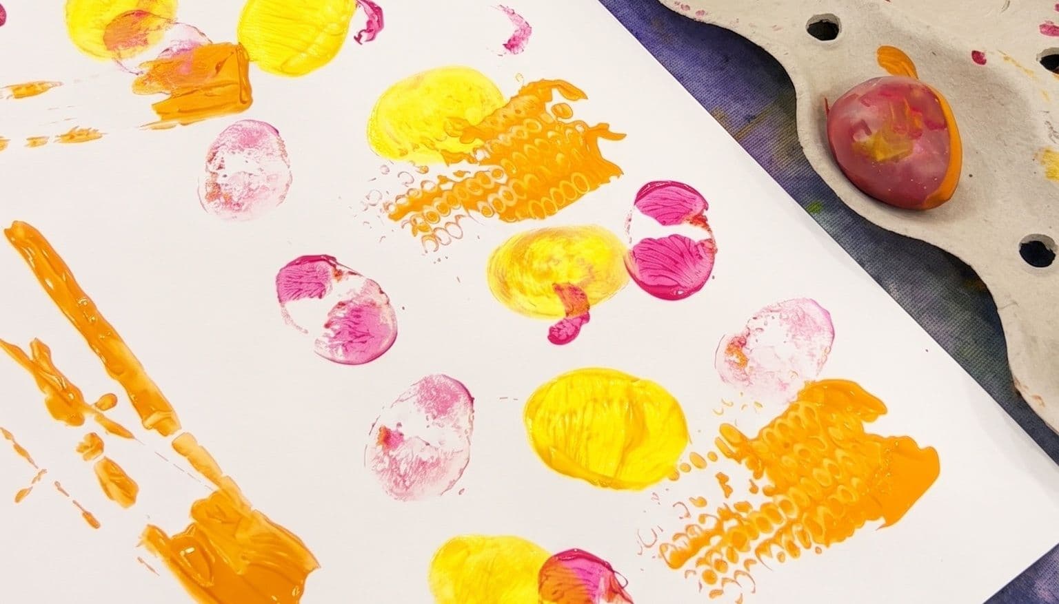 Printmaking with Cut Vegetables