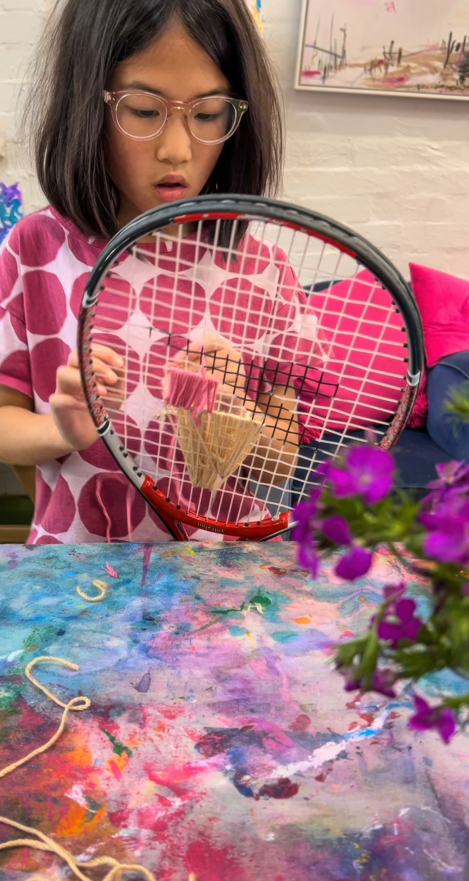 Image 6 - Tennis Racquet Weaving